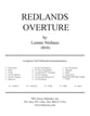 Redlands Overture Orchestra sheet music cover